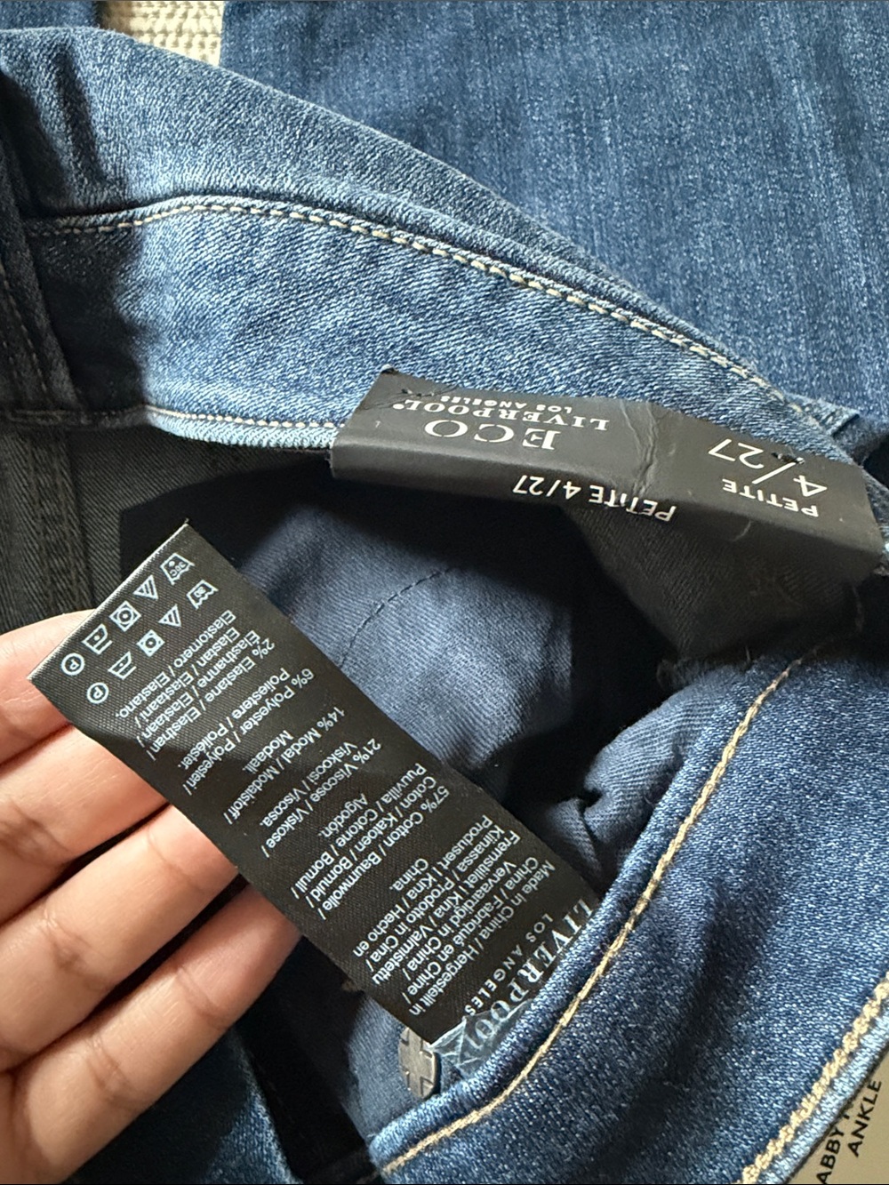Liverpool ECO Abby Hi-Rise Ankle Jeans | Sz 4P - Picture 6 of 8